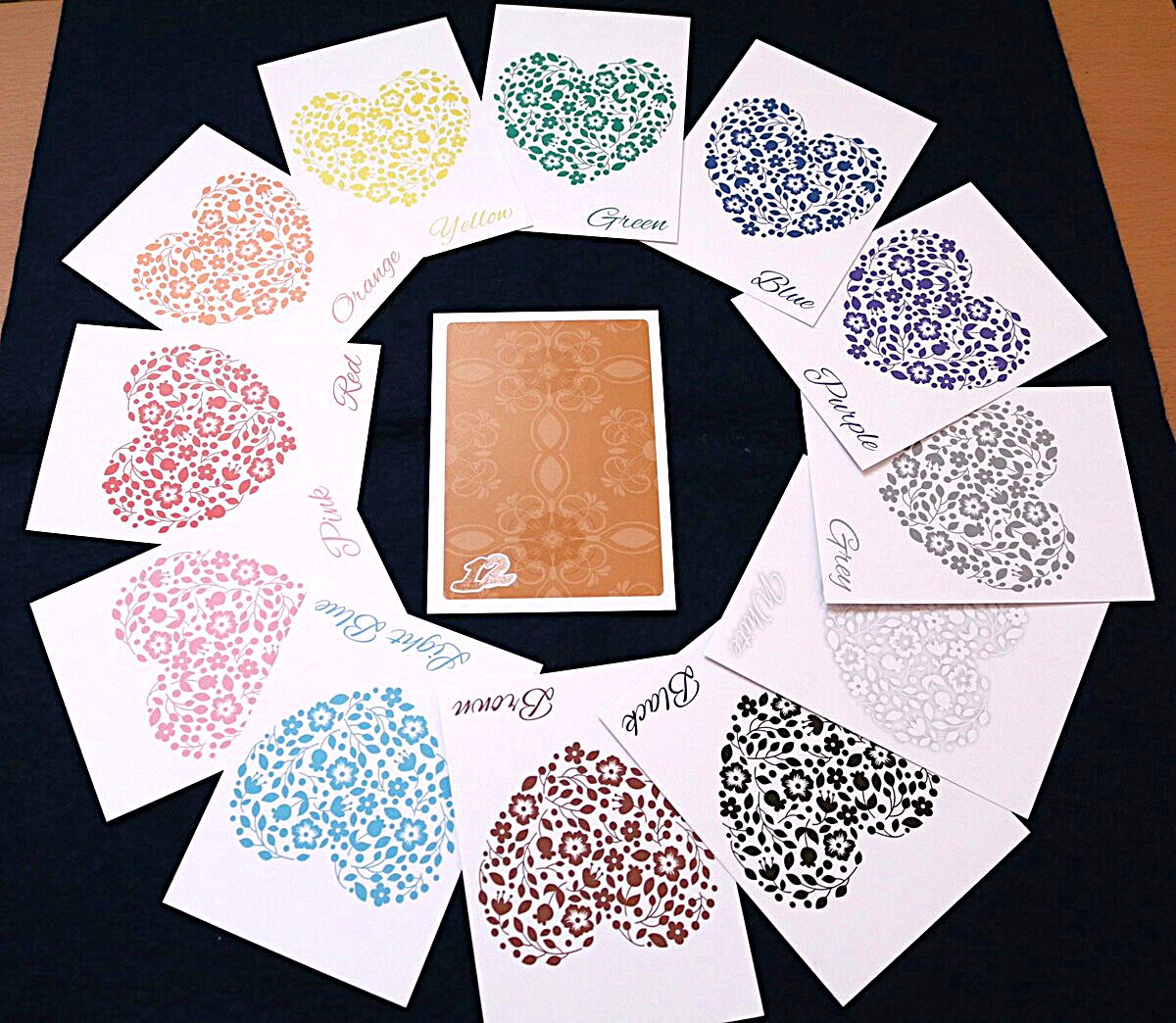 カード写真１２色